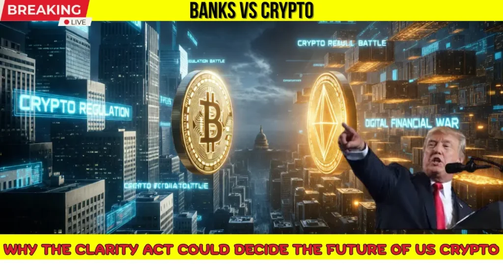Us Crypto Regulation Battle Between Banks And Cryptocurrency Industry Over The Clarity Act Market Structure Bill