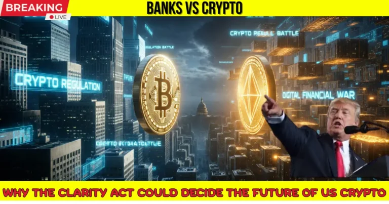 Us Crypto Clarity Act In Danger: Banks Move To Block America’s Biggest Crypto Regulation Bill 3 Us Crypto Regulation Battle Between Banks And Cryptocurrency Industry Over The Clarity Act Market Structure Bill