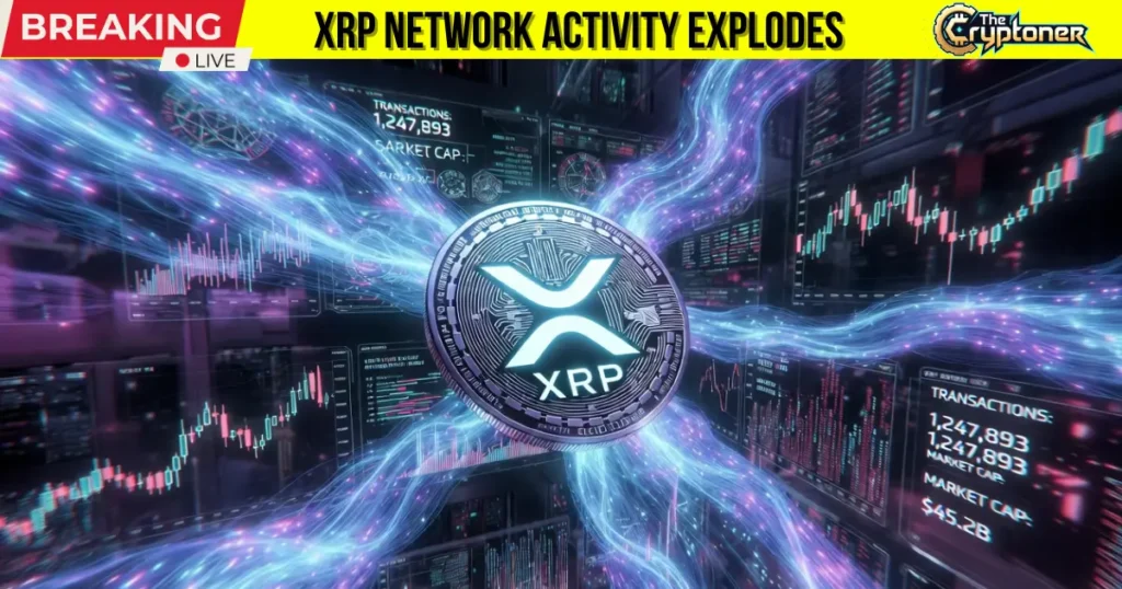 Xrp Ledger Processing Millions Of Blockchain Transactions While Xrp Price Chart Remains Stable