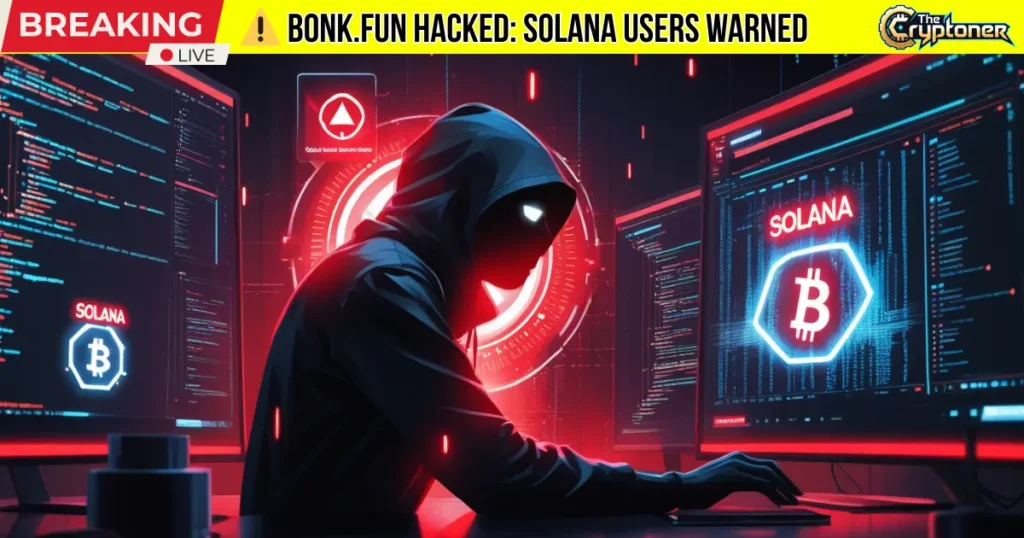 Bonk.fun Suffered A Major Security Breach After Attackers Hijacked Its Domain And Deployed A Crypto Wallet Drainer. Solana Users Who Visited The Site May Need To Revoke Wallet Permissions Immediately.